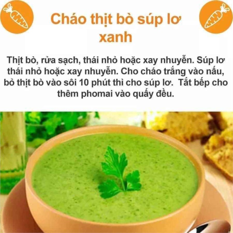 15 Công thức cháo tăng cân hiệu quả cho bé